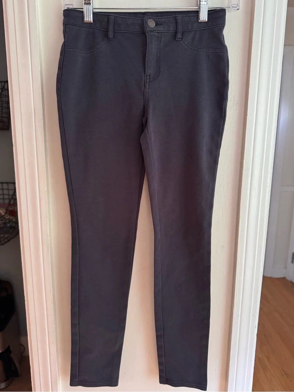 GAP KIDS Girls True Indigo Blue Uniform Ponte Stretch Skinny Dress Pants 12